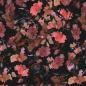 Preview: Baumwolljersey autumn Flowers (Black)