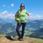 Preview: Baumwolljersey Gipfelglück (gelb-grün)