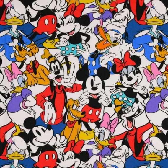 Baumwolljersey Mickey Mouse & Friends