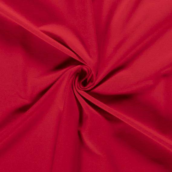Jersey Uni Rot (Breite 160cm)