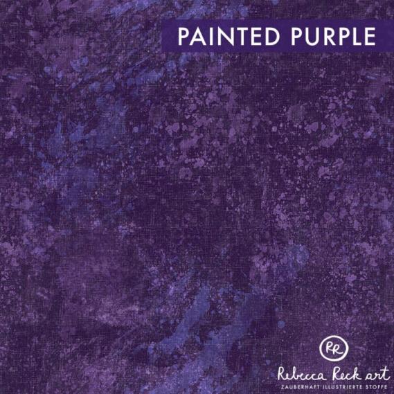BIO Baumwolljersey "Painted Purple"
