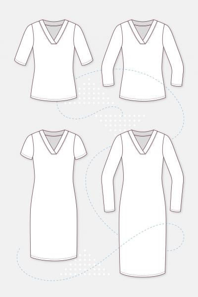 GRACE / Damenshirt & Kleid